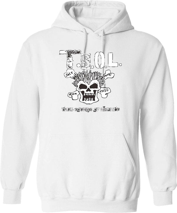 TSOL American Punk Essential Graphic Pullover Hoodie - White