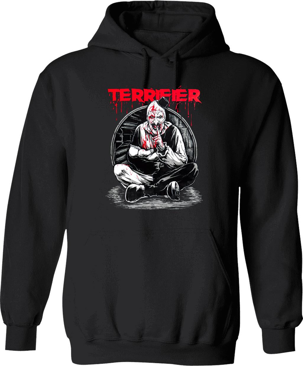 Terrifier Hush Little Baby Graphic Pullover Hoodie - Black