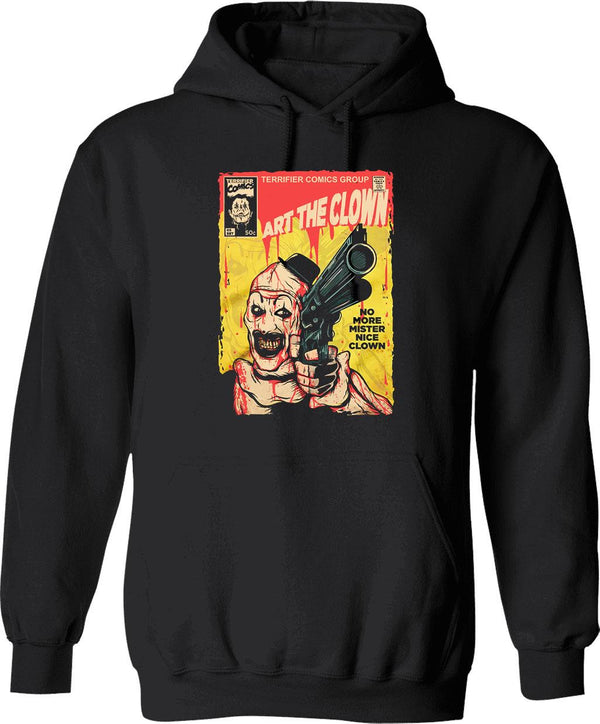 Terrifier Mister Nice Clown Graphic Pullover Hoodie - Black