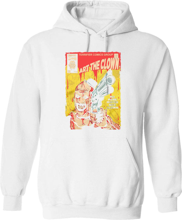 Terrifier Mister Nice Clown Graphic Pullover Hoodie - White