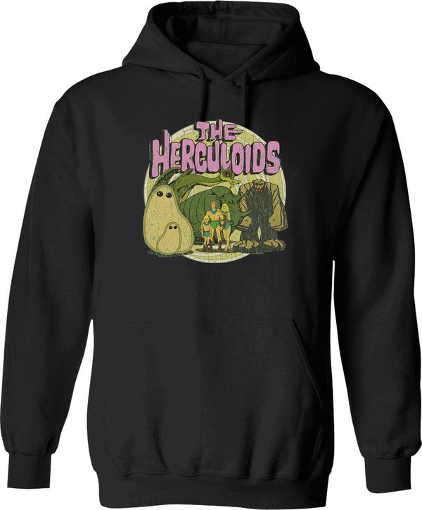 The Herculoids 1967 Graphic Pullover Hoodie - Black