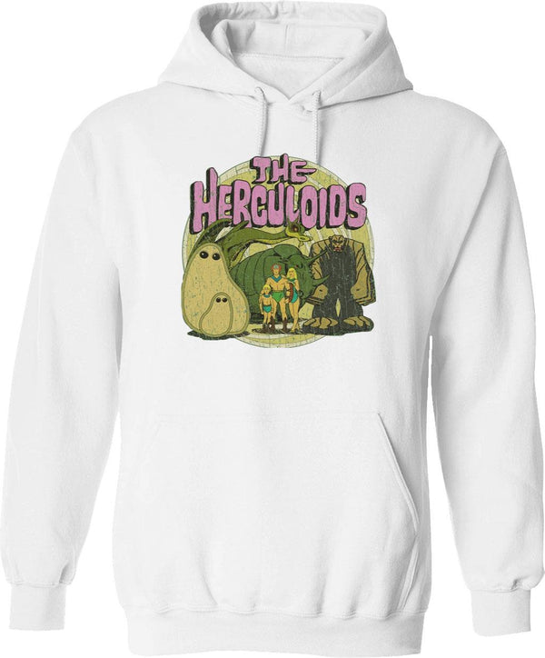 The Herculoids 1967 Graphic Pullover Hoodie - White