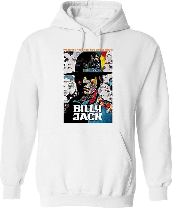 The Legend of Billy Jack Poster Graphic Pullover Hoodie - White