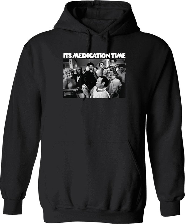 The One Who Flew Over The Cuckoos Nest Graphic Pullover Hoodie - Black