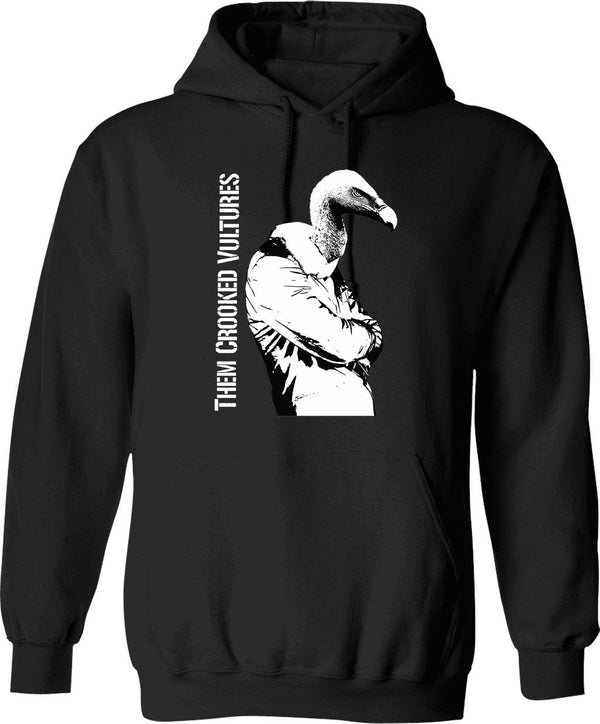 Them Crooked Vulture Graphic Pullover Hoodie - Black