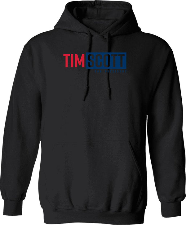 Tim Scott for President 2024 Graphic Pullover Hoodie - Black