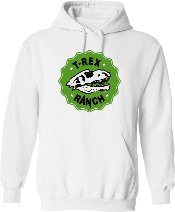 Trex Ranch Slim Graphic Pullover Hoodie - White