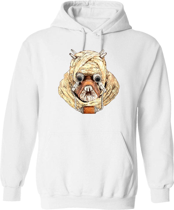 Tuscan Raider Classic Graphic Pullover Hoodie - White