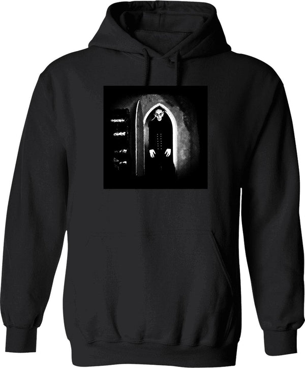 Vintage Nosferatu Movie Photo Classic Graphic Pullover Hoodie - Black