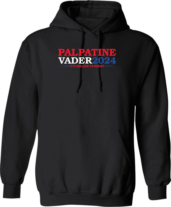 Vote Palpatine Vader 2024 Graphic Pullover Hoodie - Black