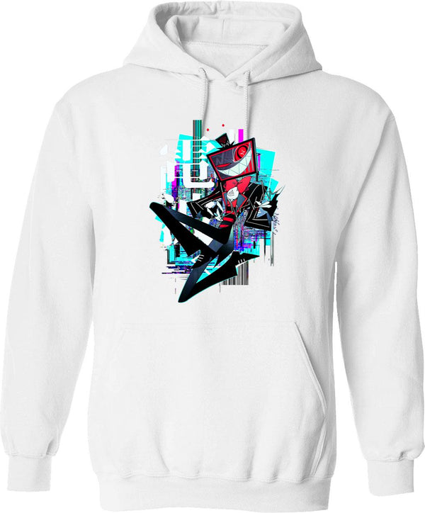 Vox Hazbin Hotel Essential Graphic Pullover Hoodie - White