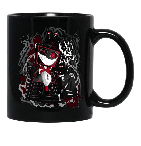 Vox Hazbin Hotel Design Essential Essential Black Coffee Mug, Gift Coffee Mug - Black