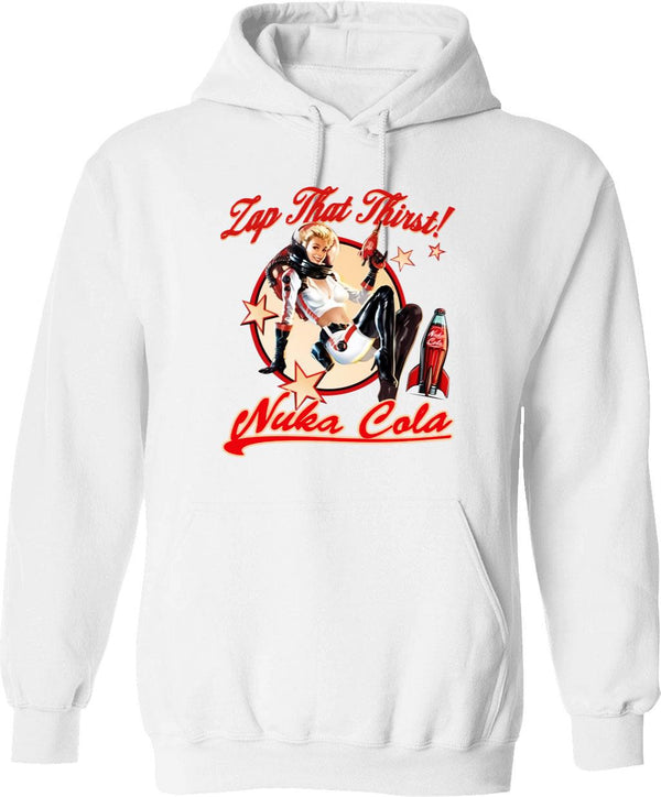 Zap That Thirst LTS Graphic Pullover Hoodie - White