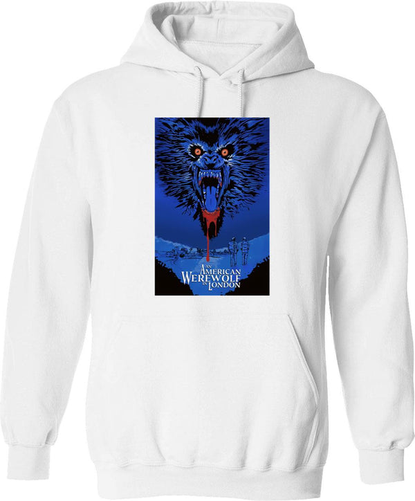 an American Werewolf in London Graphic Pullover Hoodie - White