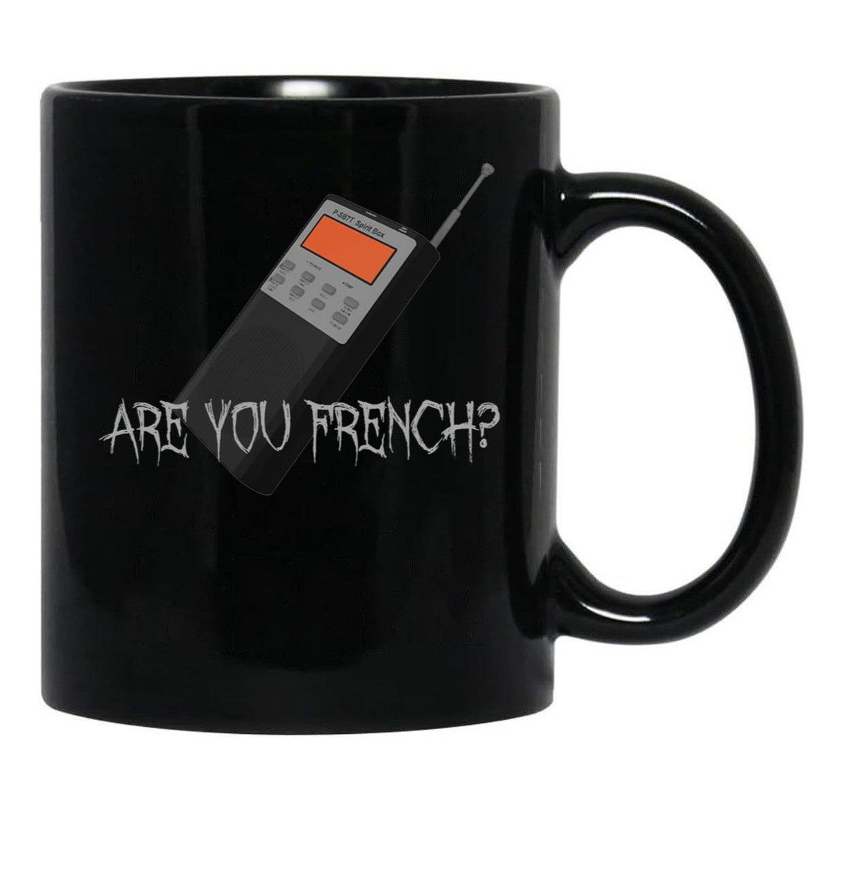 are You French Insym Phasmophobia Funny Black Coffee Mug, Gift Coffee Mug - Black