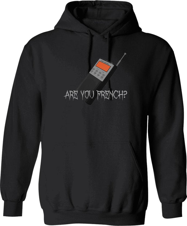 are You French Insym Phasmophobia Funny Graphic Pullover Hoodie - Black