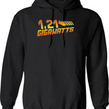 1 21 Gigawatts Graphic Pullover Hoodie - Black