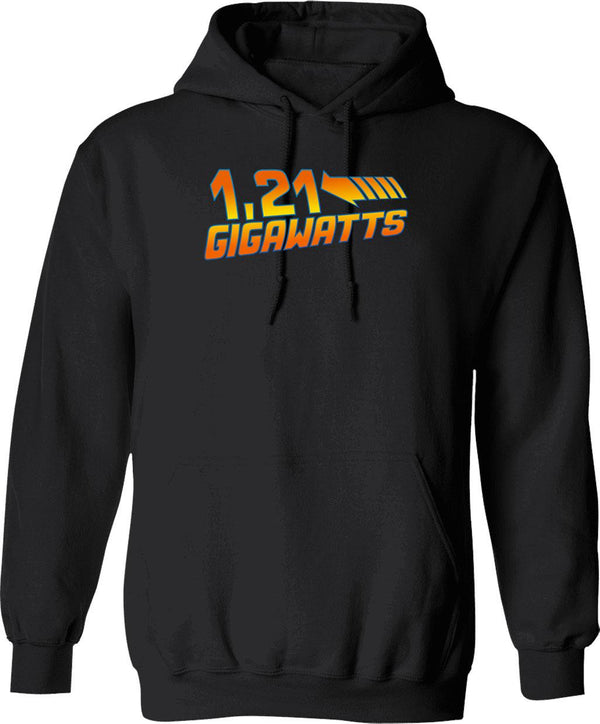 1 21 Gigawatts Graphic Pullover Hoodie - Black
