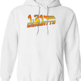 1 21 Gigawatts Graphic Pullover Hoodie - White