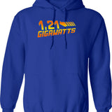 1 21 Gigawatts Graphic Pullover Hoodie - Blue