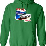 106 1.3 Rallye... Petit Lion Hoodie - Retro Graphic Pullover Hoodie - Green