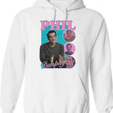 10mb Vintage Phil Dunphy Homage Bootleg Phil Dunphy - Hoodie Phil Dunphy Modern Family - White