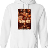 13 Ghosts Hoodie - Retro Graphic Pullover Hoodie for Men & Women - White