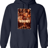 13 Ghosts Hoodie - Retro Graphic Pullover Hoodie for Men & Women - Navy