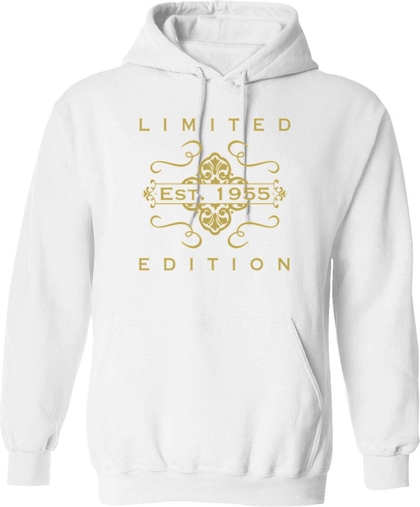 1955 Limited Edition 70th Birthday (1) Hoodie - White