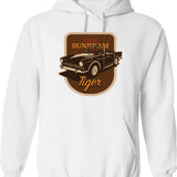 1966 Sunbeam Tiger Classic Hoodie - Retro Graphic Pullover Hoodie for Men & Women - White