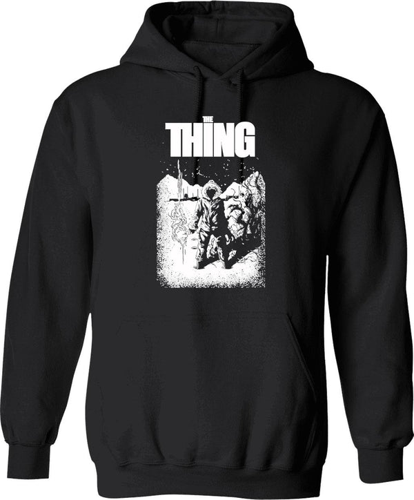 1982 Hoodie - Retro Graphic Pullover Hoodie for Men & Women - Black