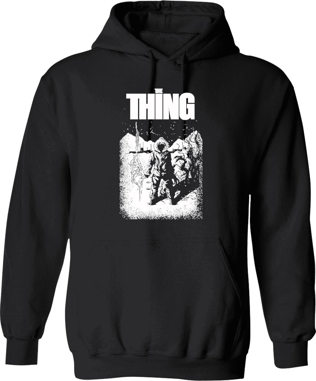 1982 Hoodie - Retro Graphic Pullover Hoodie - Black