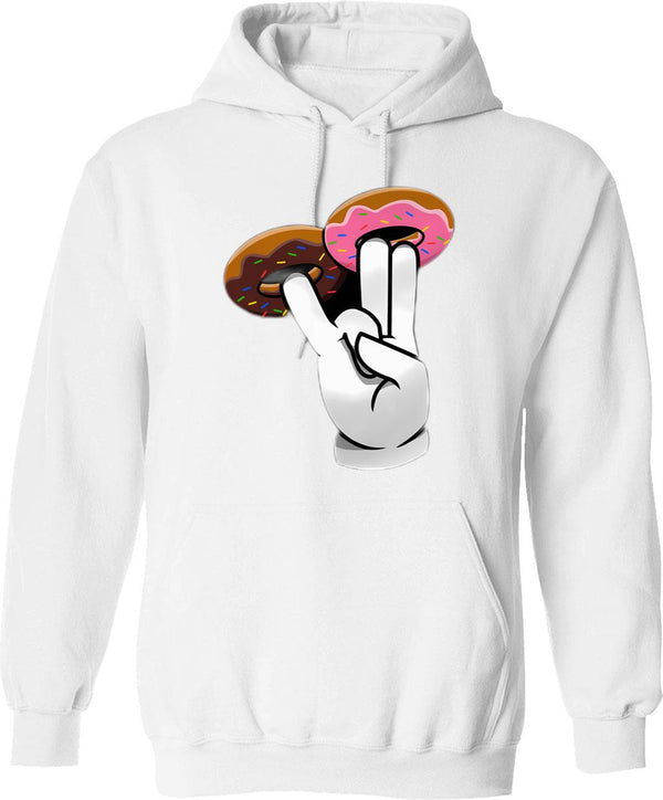 2 In The Pink 1 In The Stink Dirty Donut Funny Gift For Men Women - Donut For Sister - Donut For Wif Hoodie - White