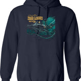 20000 Leagues Under Sea Jv Graphic Pullover Hoodie - Navy