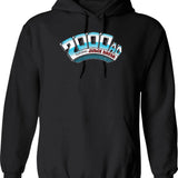 2000ad Classic Logo Classic Essential Hoodie - Retro Graphic Pullover Hoodie for Men & Women - Black