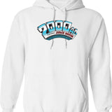2000ad Classic Logo Classic Essential Hoodie - Retro Graphic Pullover Hoodie for Men & Women - White