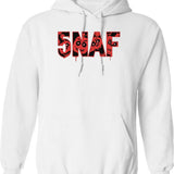 5NAF Five Nights at Freddy_s Classic Graphic Pullover Hoodie - White
