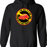6 Volt Man In A 12 Volt World Hoodie - Black
