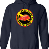 6 Volt Man In A 12 Volt World Hoodie - Navy