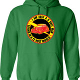 6 Volt Man In A 12 Volt World Hoodie - Green