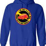 6 Volt Man In A 12 Volt World Hoodie - Blue