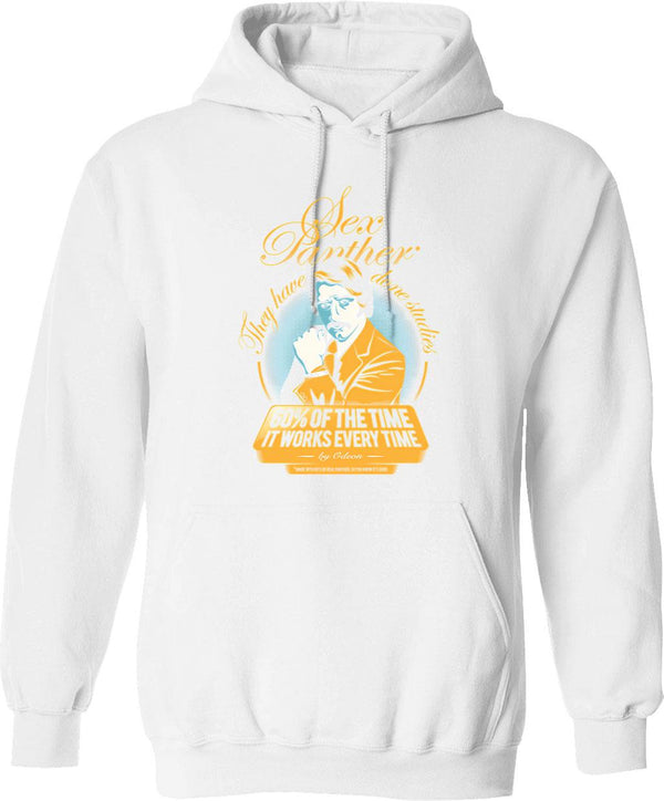 60 Of The Time Hoodie - Retro Graphic Pullover Hoodie for Men & Women - White