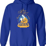 60 Of The Time Hoodie - Retro Graphic Pullover Hoodie for Men & Women - Blue