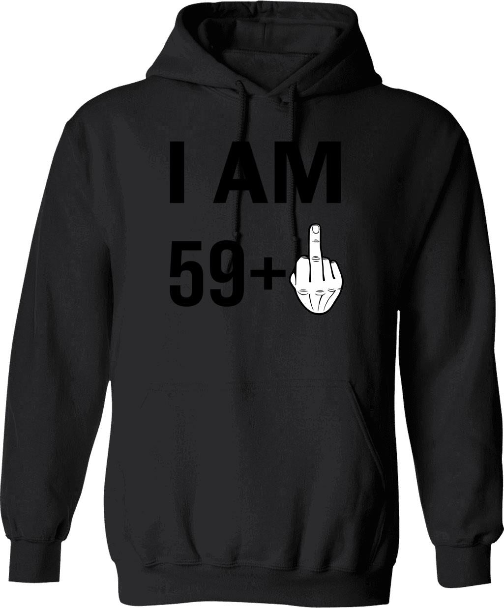 60th Birthday Funny Sarcastic Rude Offended Saying Gift For Grandpa Grandma Hoodie - Black