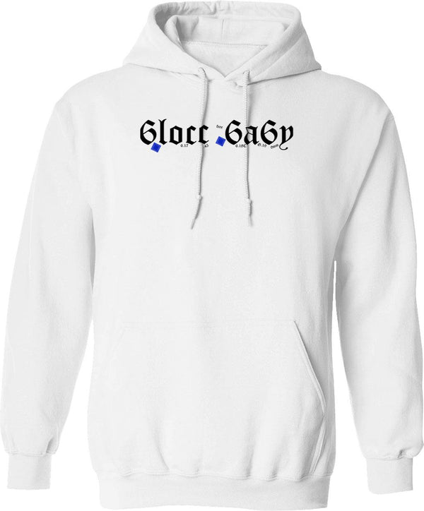 6locc 6a6y - Lil Loaded Hoodie - Retro Graphic Pullover Hoodie for Men & Women - White