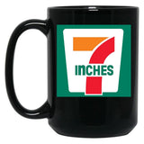 7 Inches Funny 7 11 Parody Black Coffee Mug, Gift Coffee Mug - Black