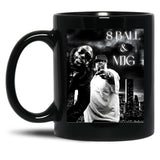 8 Ball Mjg Design Black Coffee Mug, Gift Coffee Mug