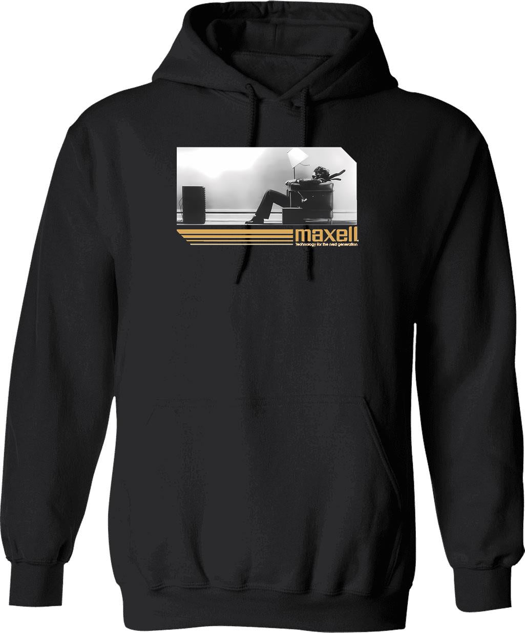 80x27 S Retro Cassette Ad Classic Hoodie - Black