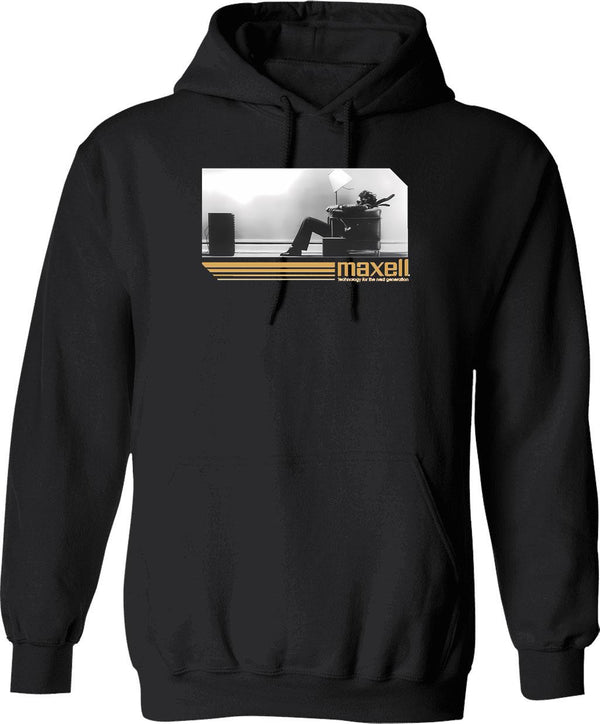 80x27 S Retro Cassette Ad Classic Hoodie - Black