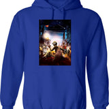 9 Movie Fanart Hoodie - Retro Graphic Pullover Hoodie for Men & Women - Blue